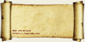 Mina Isaković vizit kartica